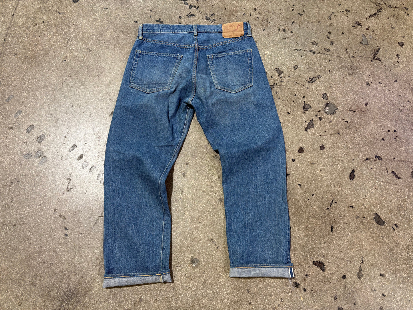 Orslow Selvedge Denim Jeans - Blue Size Small