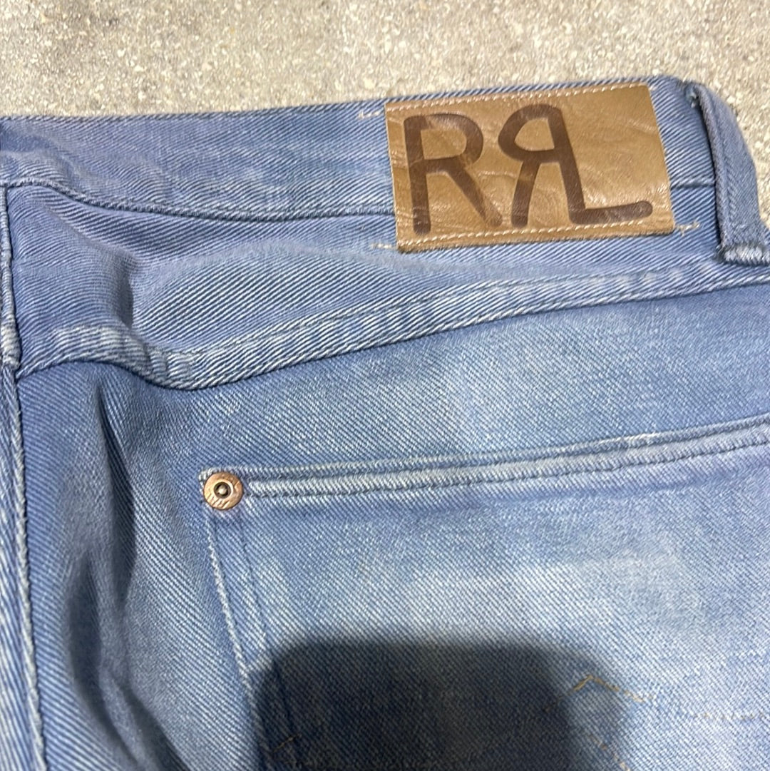 RRL Ralph Lauren Straight Leg Denim - Indigo Dye  (31 x 32)