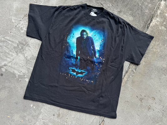 The Dark Knight Joker Movie Promo Tee - Black Size XL