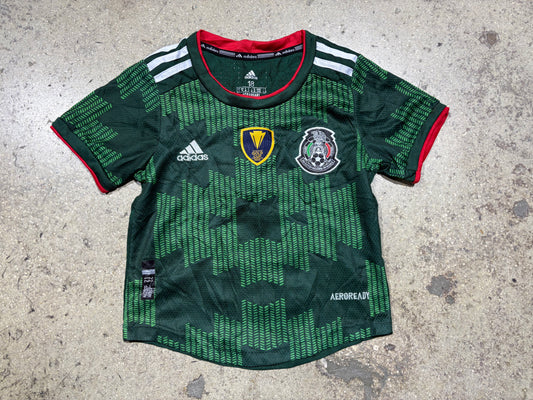 Kids Adidas Mexico Soccer jersey - Green Size Kids Small
