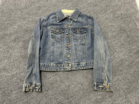 2000s Gap Denim Jacket - Blue Size Medium