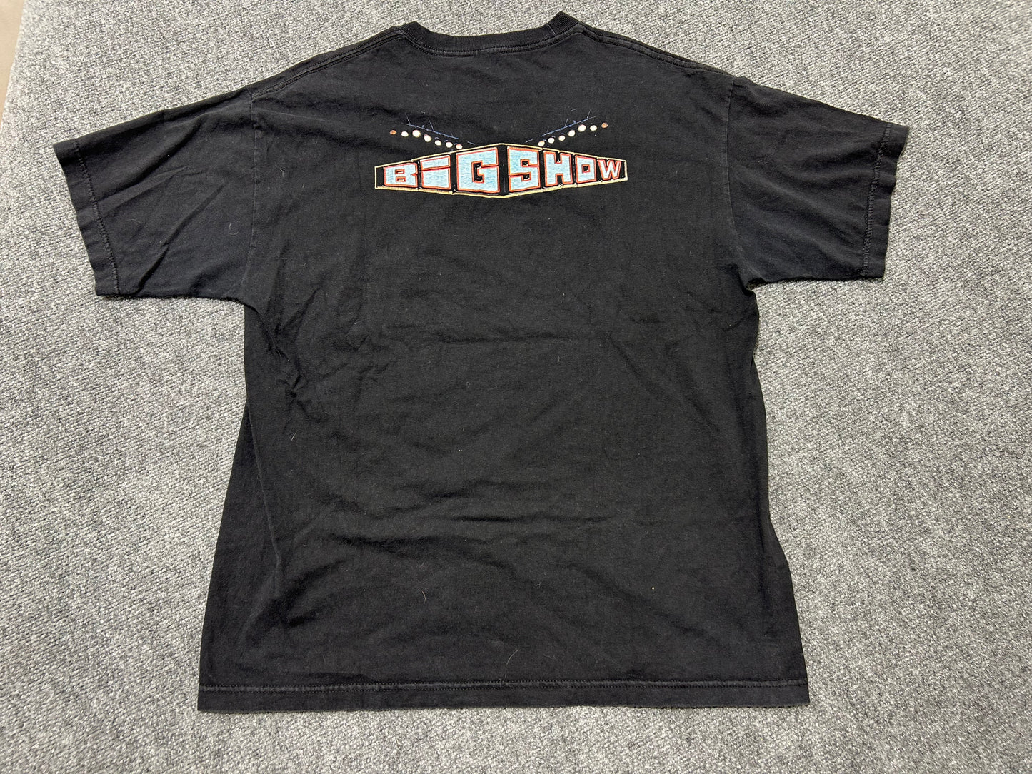 2000 Bigger Is Better Big Show Tee - Black Size XXL(con)