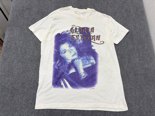 1989 Gloria Estefan Miami Sound Machine Tee - White Size XXL