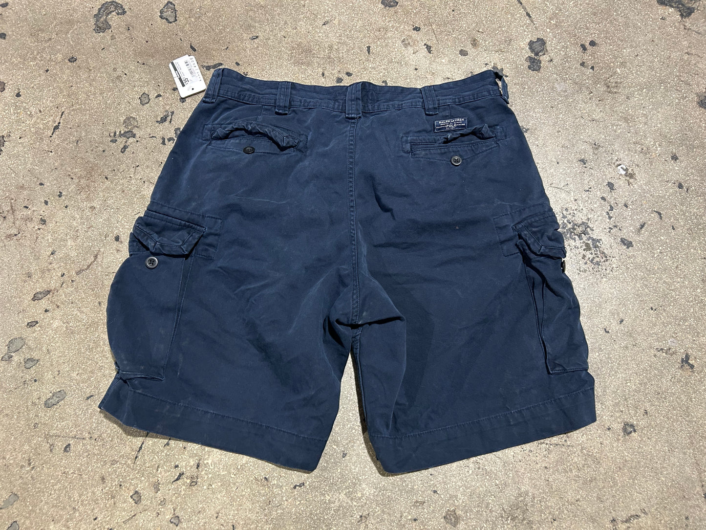 Polo Ralph Lauren Cargo Shorts -  Navy Size 40