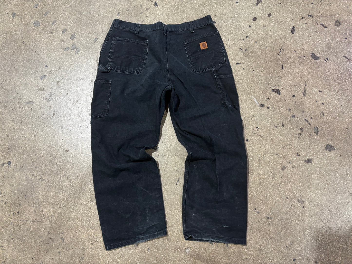 Carhartt Carpenter Work Pants - Black Size 40 x 30