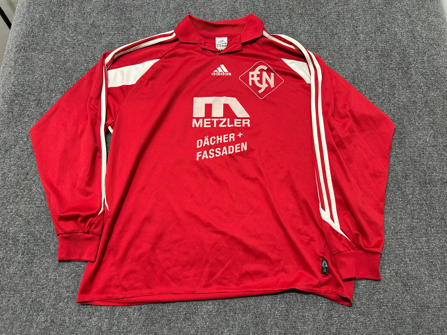 FC Neustadt Long Sleeve Soccer Jerseys #12 - Red Size XL