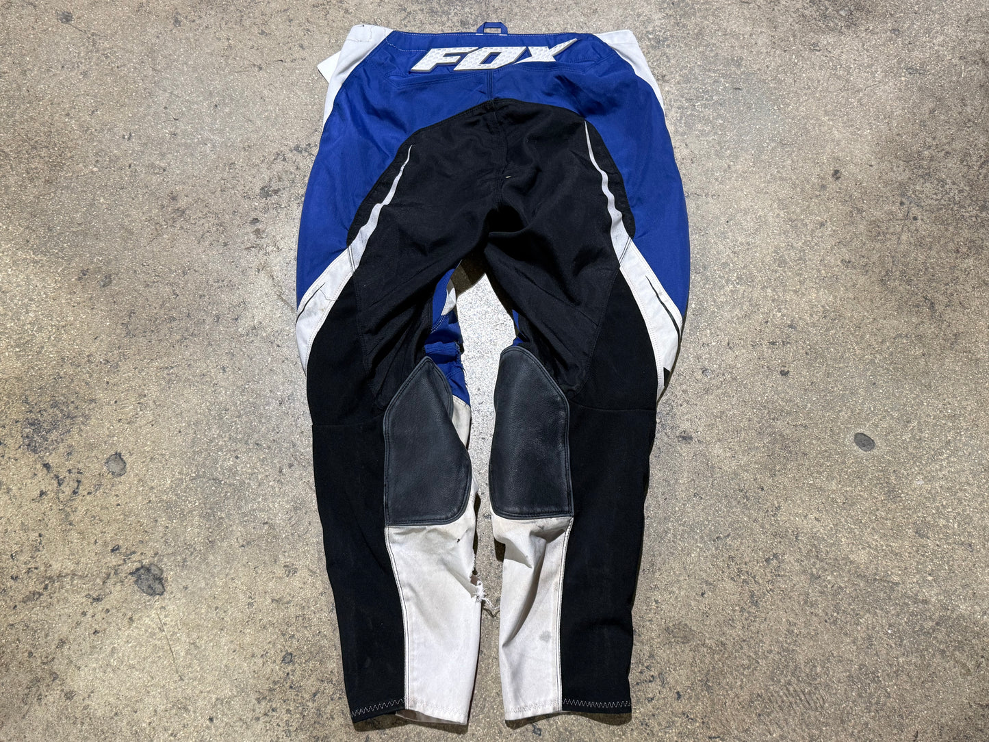 FOX Motorcross Pants - Blue/White/Black Size 36