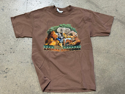 Disney Animal Kingdom Tee - Brown Size Large