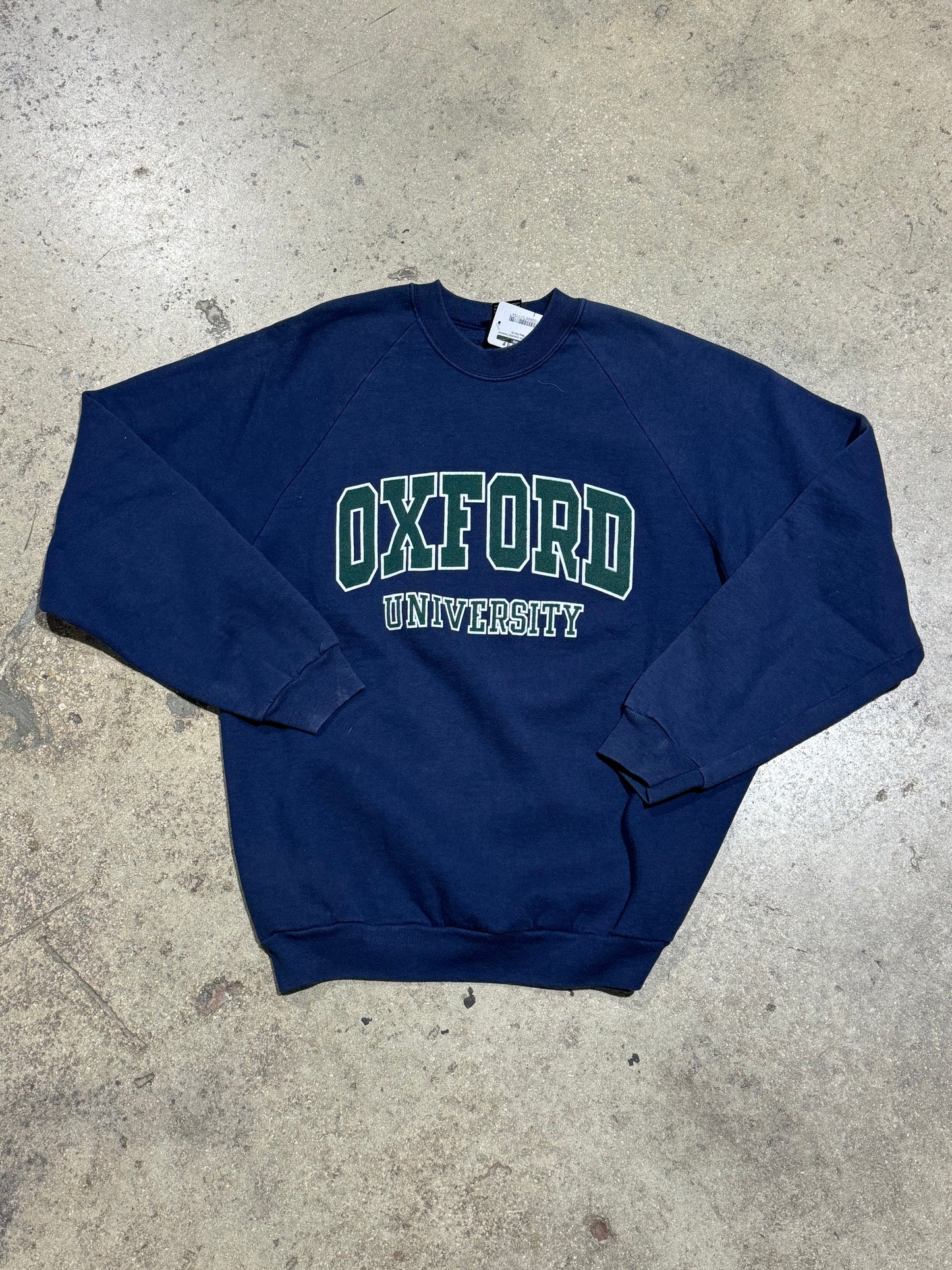 Oxford University Crewneck - Navy Size XL