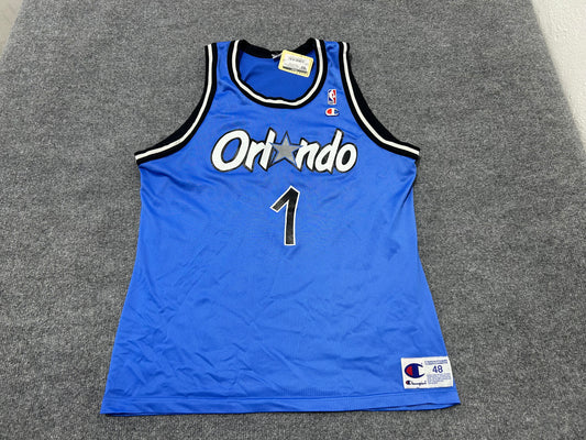 Tim Hardaway Orlando Magic #1 Basketball Jersey - Blue Size Large