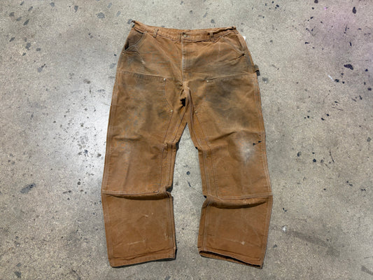 Carhartt Double Knee Carpenter Pants -Faded Khaki Size 38 x 31