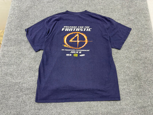2005 Fantastic 4 Promo Tee - Navy Size XL