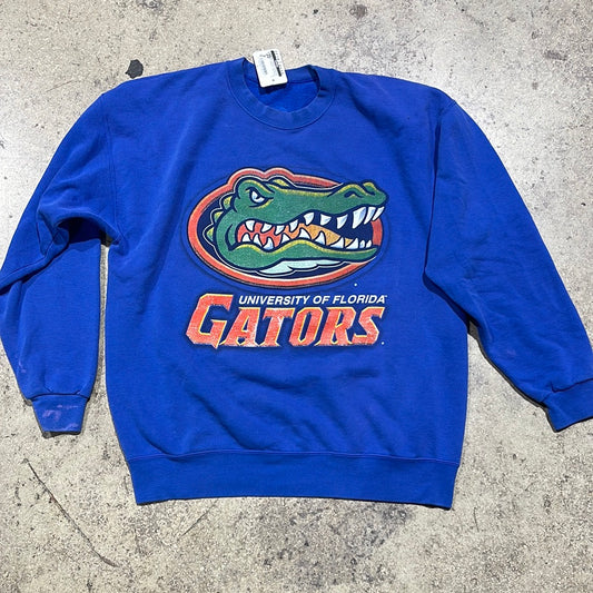 University Of Florida Gator Crewneck - Blue Size XL