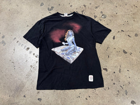 Marc Ecko Graffiti Girl Tee - Black Size Large