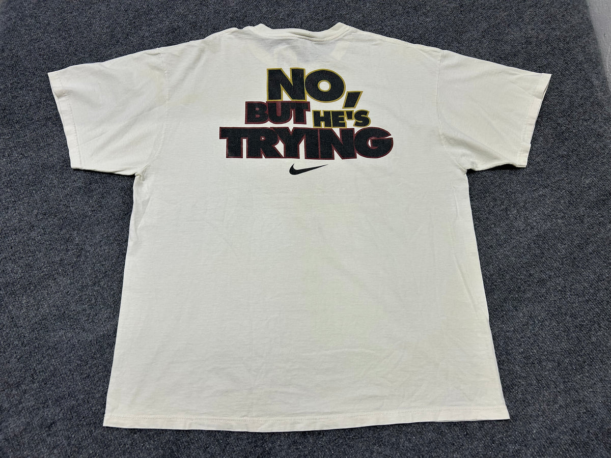 Michael Jordan Baseball Tee - White Size Large