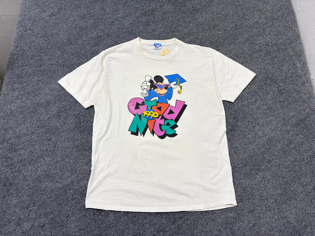 1990 Disney Grad Nite Tee - White Size XL