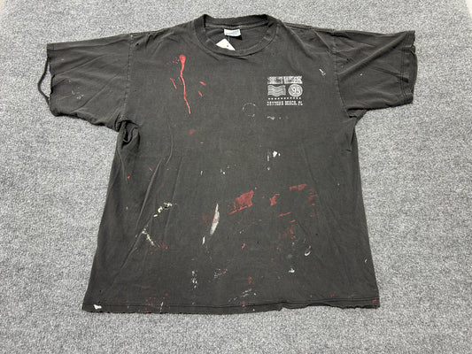1995 Thrashed Bike Week Daytona Tee - Black size XL
