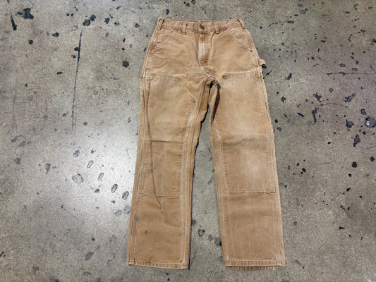 Carhartt Double Knee Carpenter Pants - Khaki Size 28 x 28