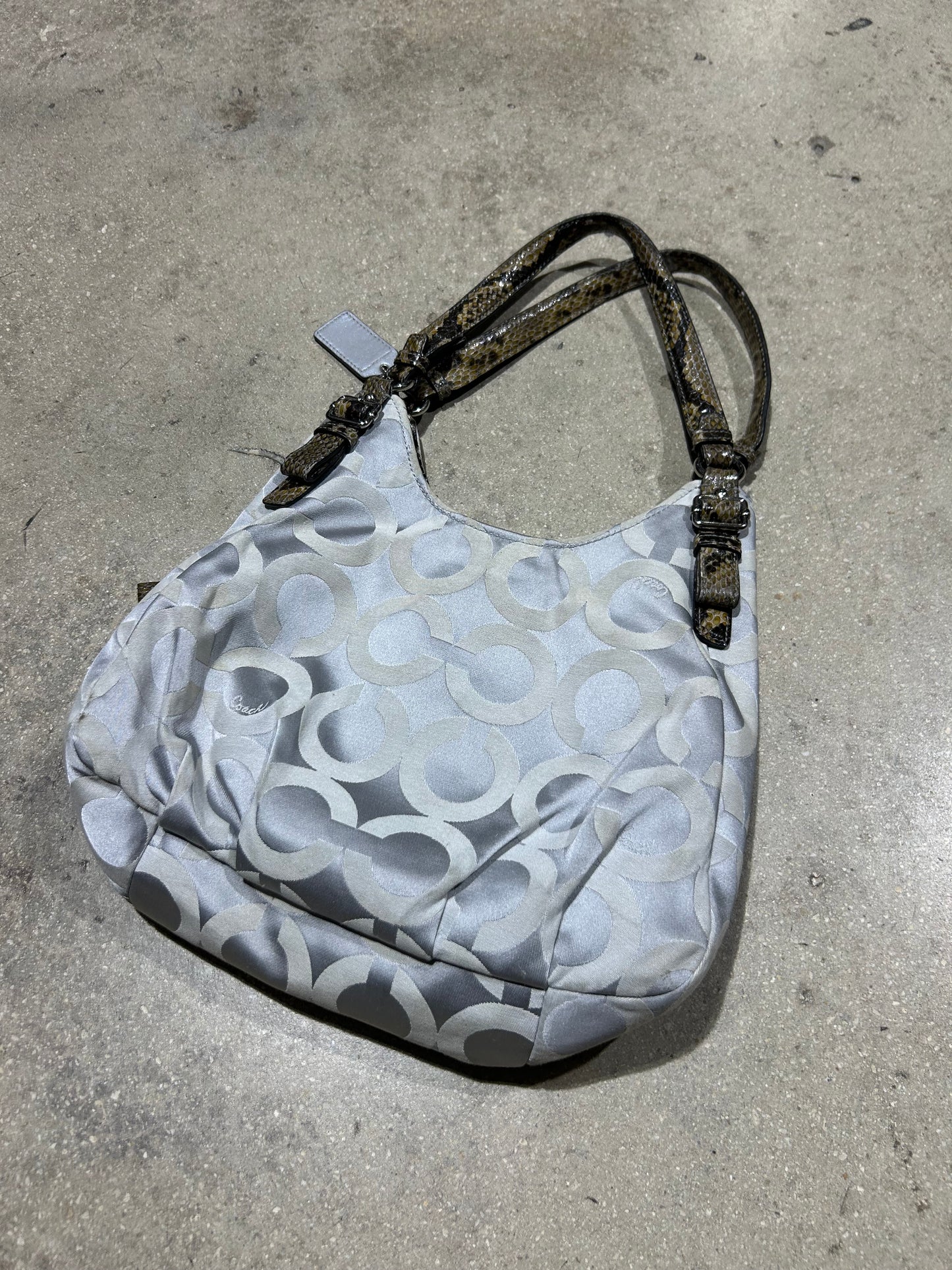 Coach Madison OP Art Sateen Maggie Shoulder Bag