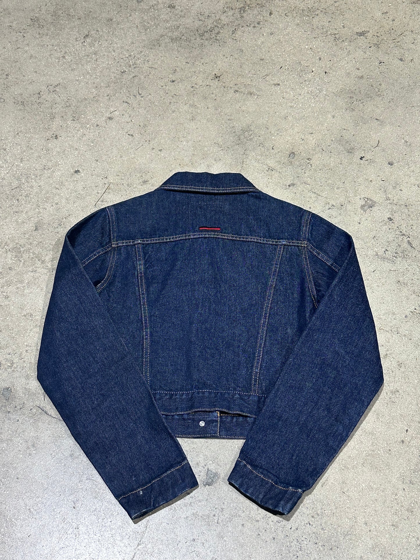 Women's Fubu Denim Jacket - Dark Wash Size Medium