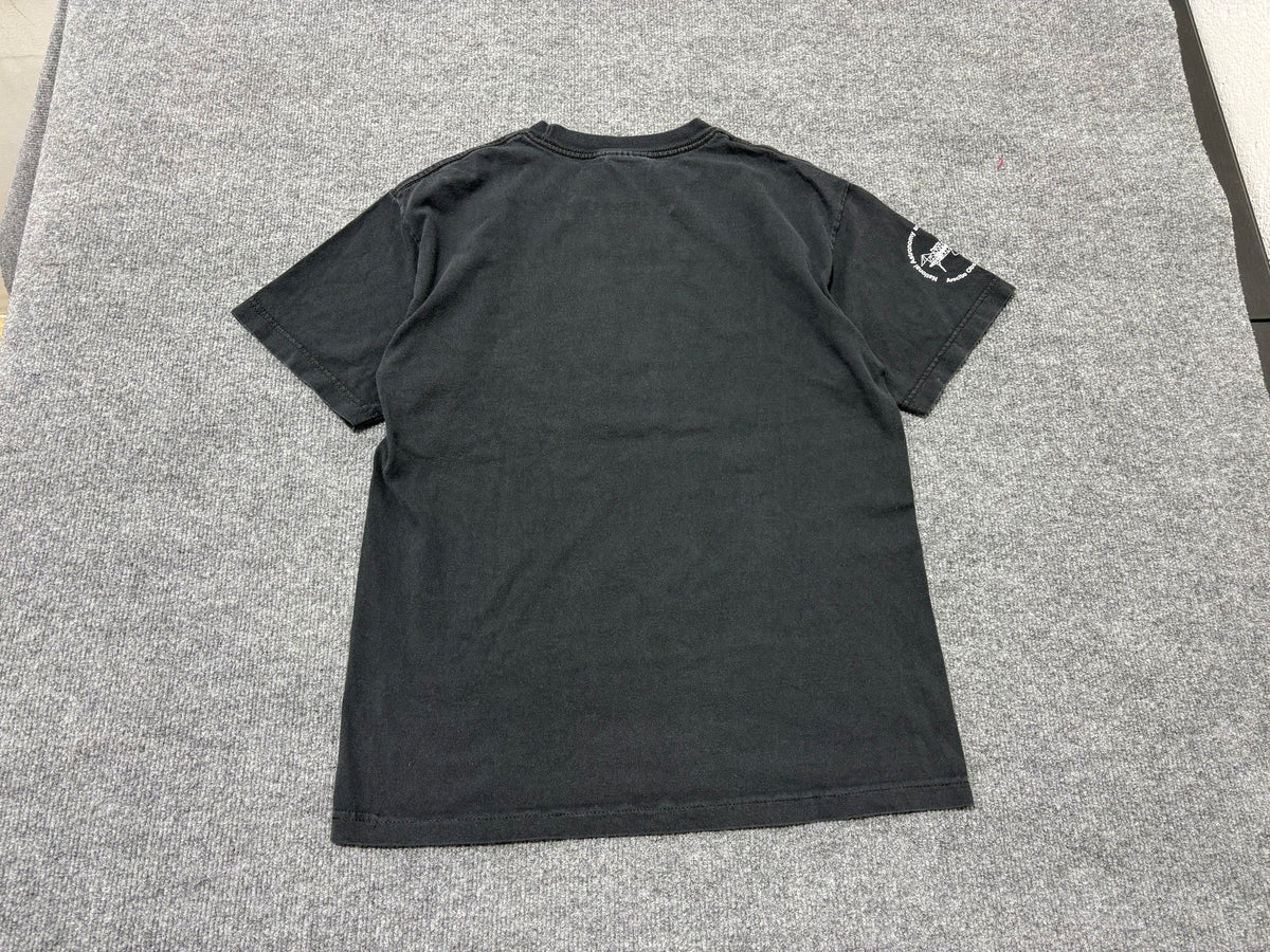 1993 Albert Einstein Galaxy Face Tee - Black Size Medium