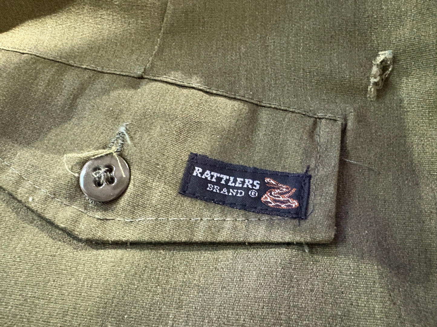 Rattlers Brand Hunting Pants - Olive Green Size 32