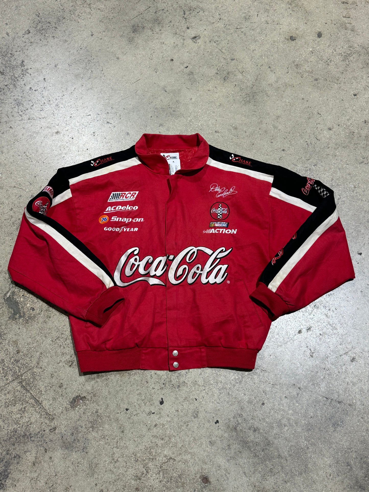 Chase Authentics Coca Cola Racing Jacket - Red Size XXL