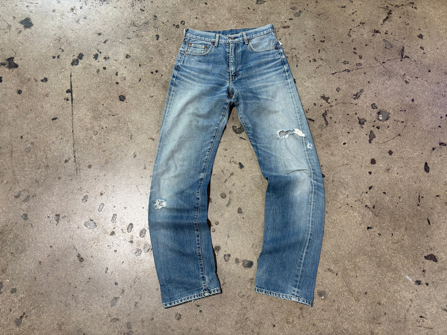 90s Levis 502xx Selvedge Big E Jeans - Blue Size 29 x 34