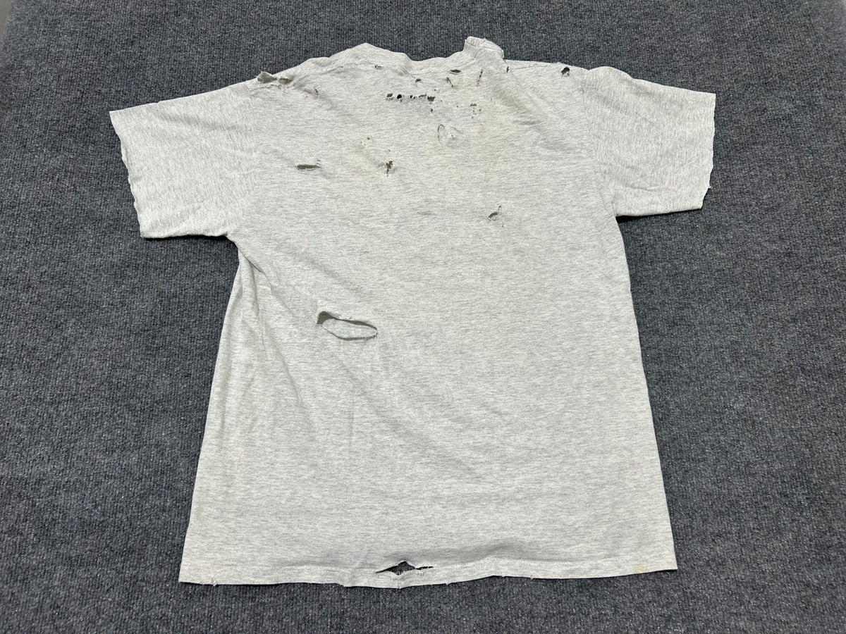 Thrashed Marine Tee - Gray size Large