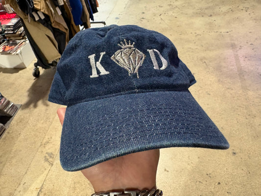 King Of Diamonds Denim Hat - Blue