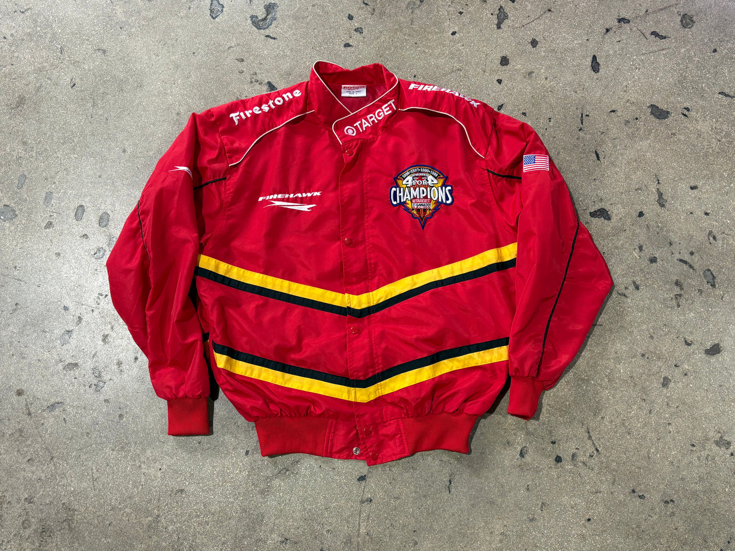 Firestone Racing 4 for 4 Champions Jacket - Red Size Large