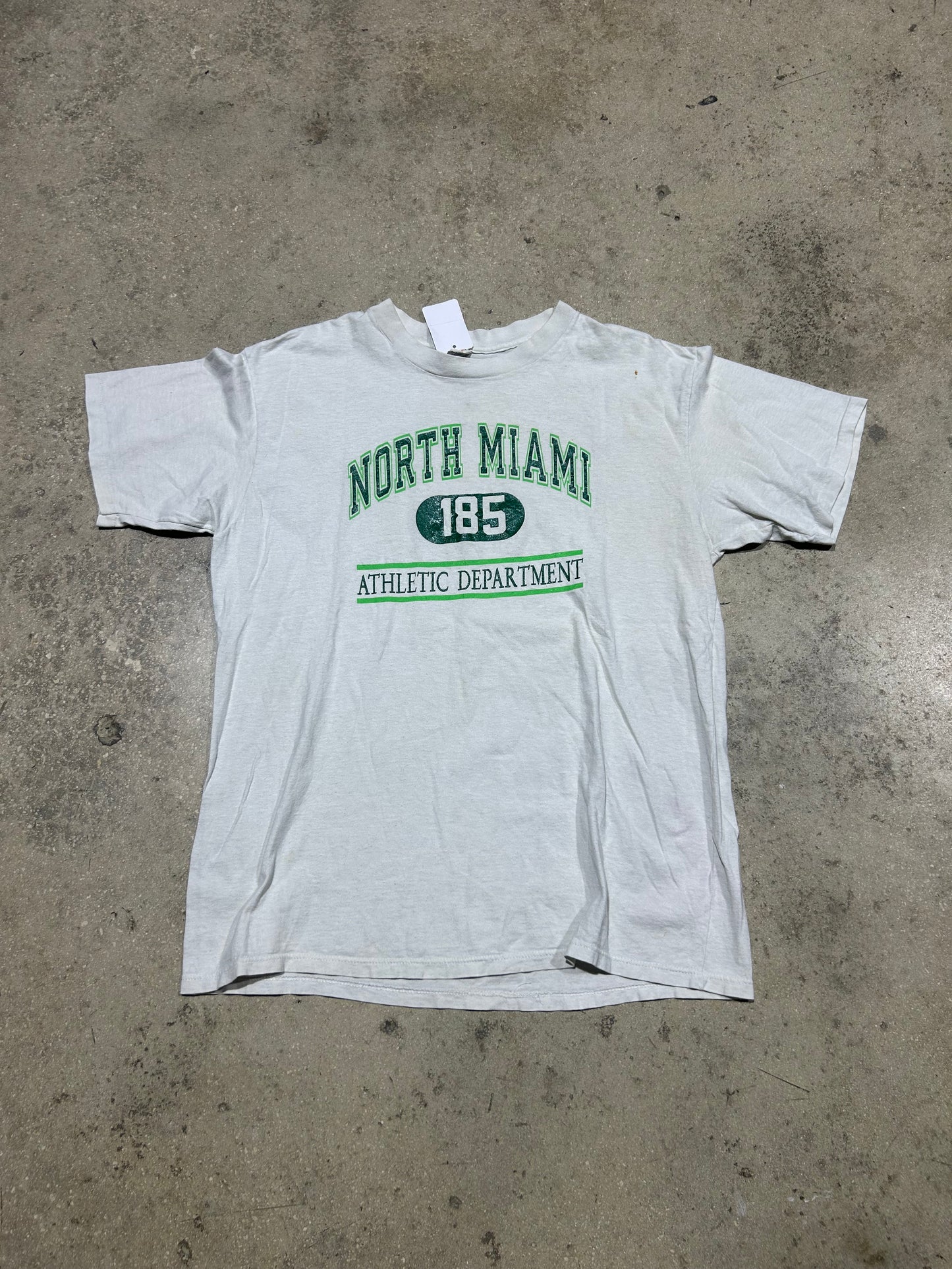 North Miami Athletic Department Tee - White Size XXL