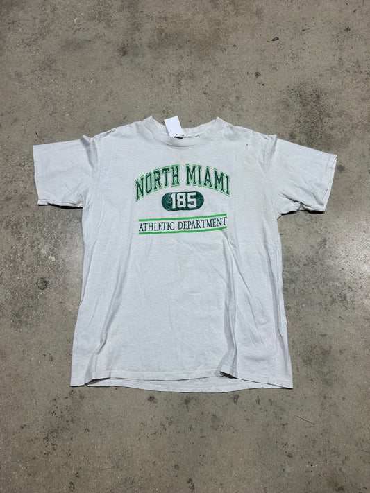North Miami Athletic Department Tee - White Size XXL