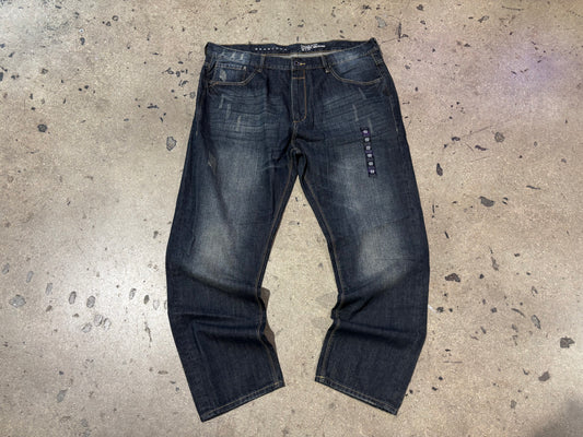 Sean John Hamilton Relaxed Fit Jeans - Dark Wash Size 40 x 32