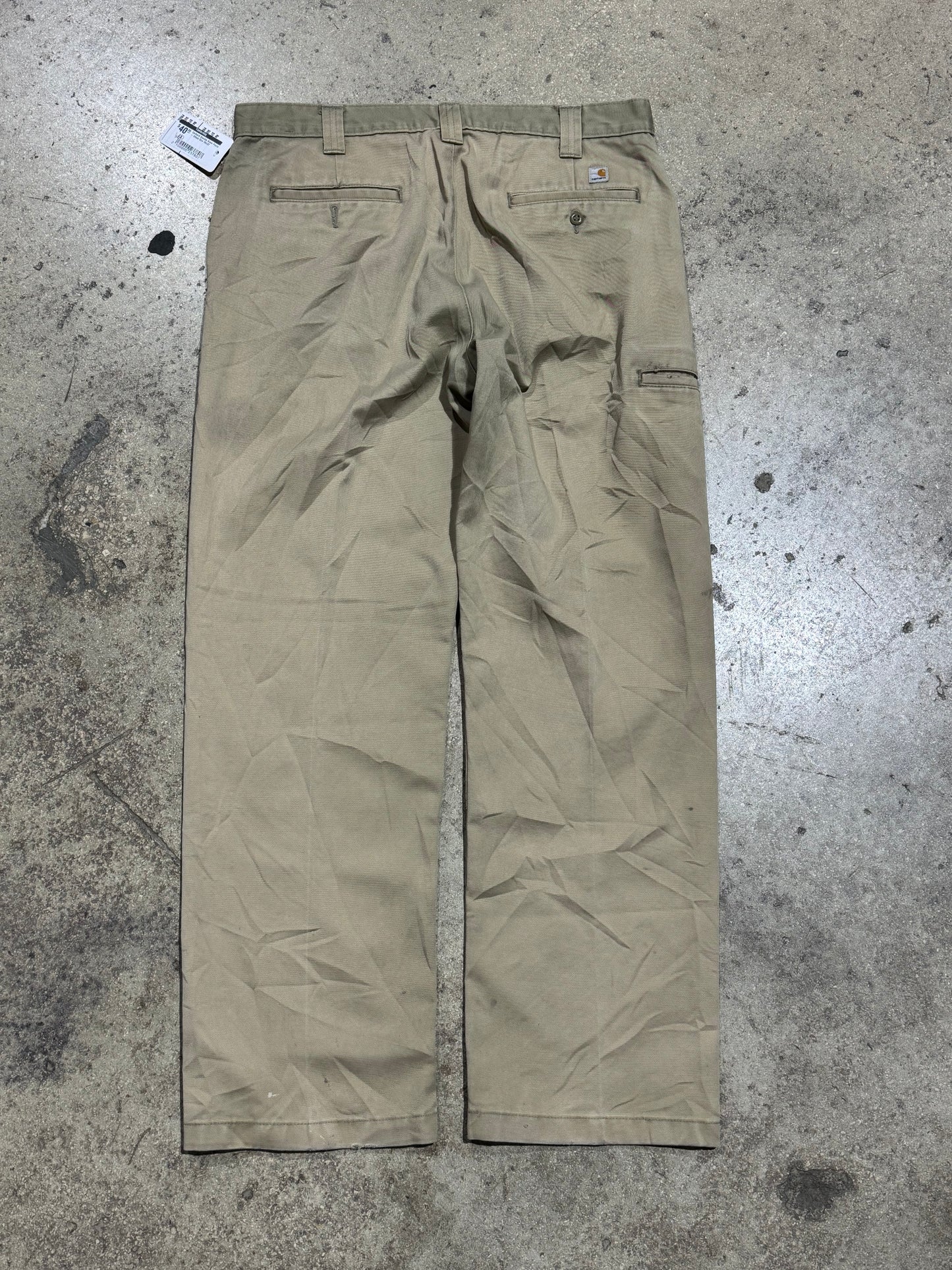 Carhartt Double Knee Pants - Khaki Size 36x32