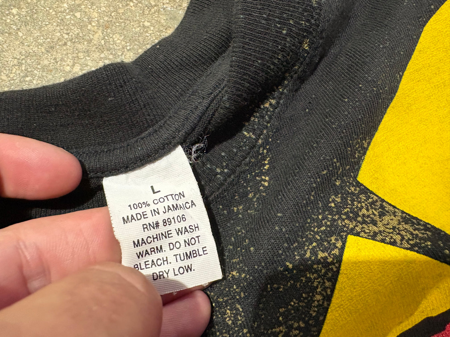 1994 Bump and Grind AOP Tee - Black Size Large