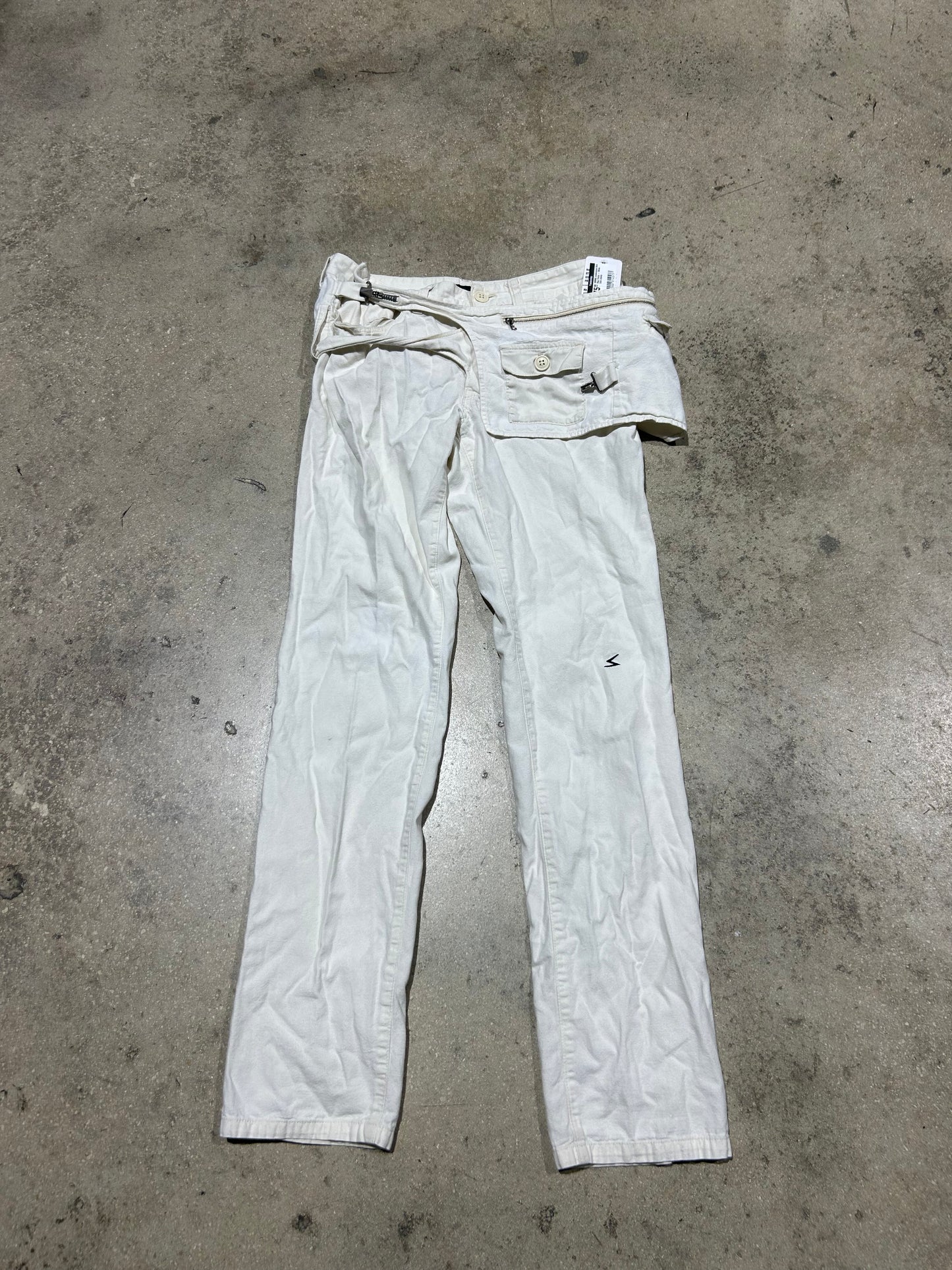 WMNS Undercover Belt Bag Pants - White Size 3(con)