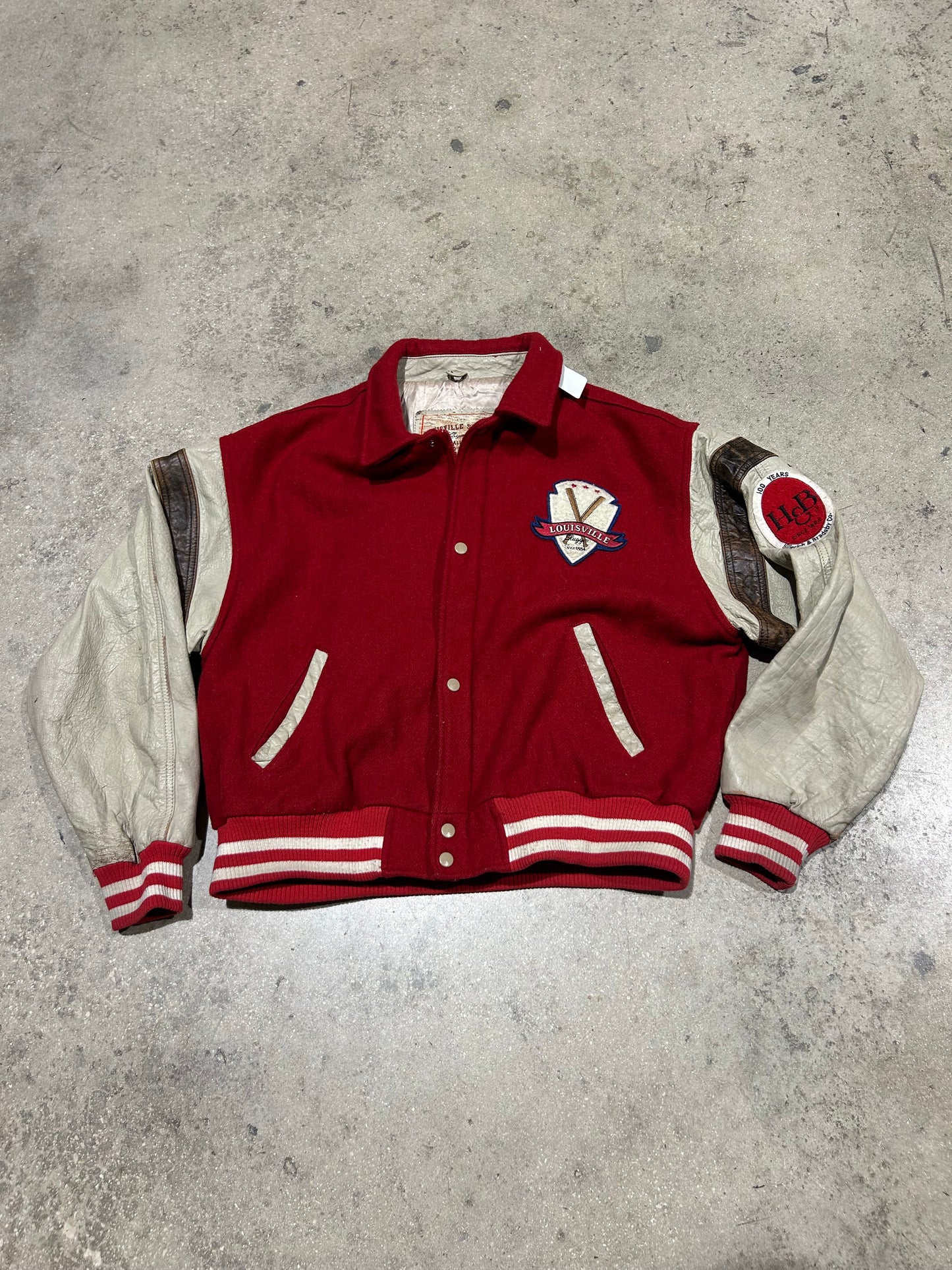 Louisville Slugger Varsity Jacket - Red Size XL
