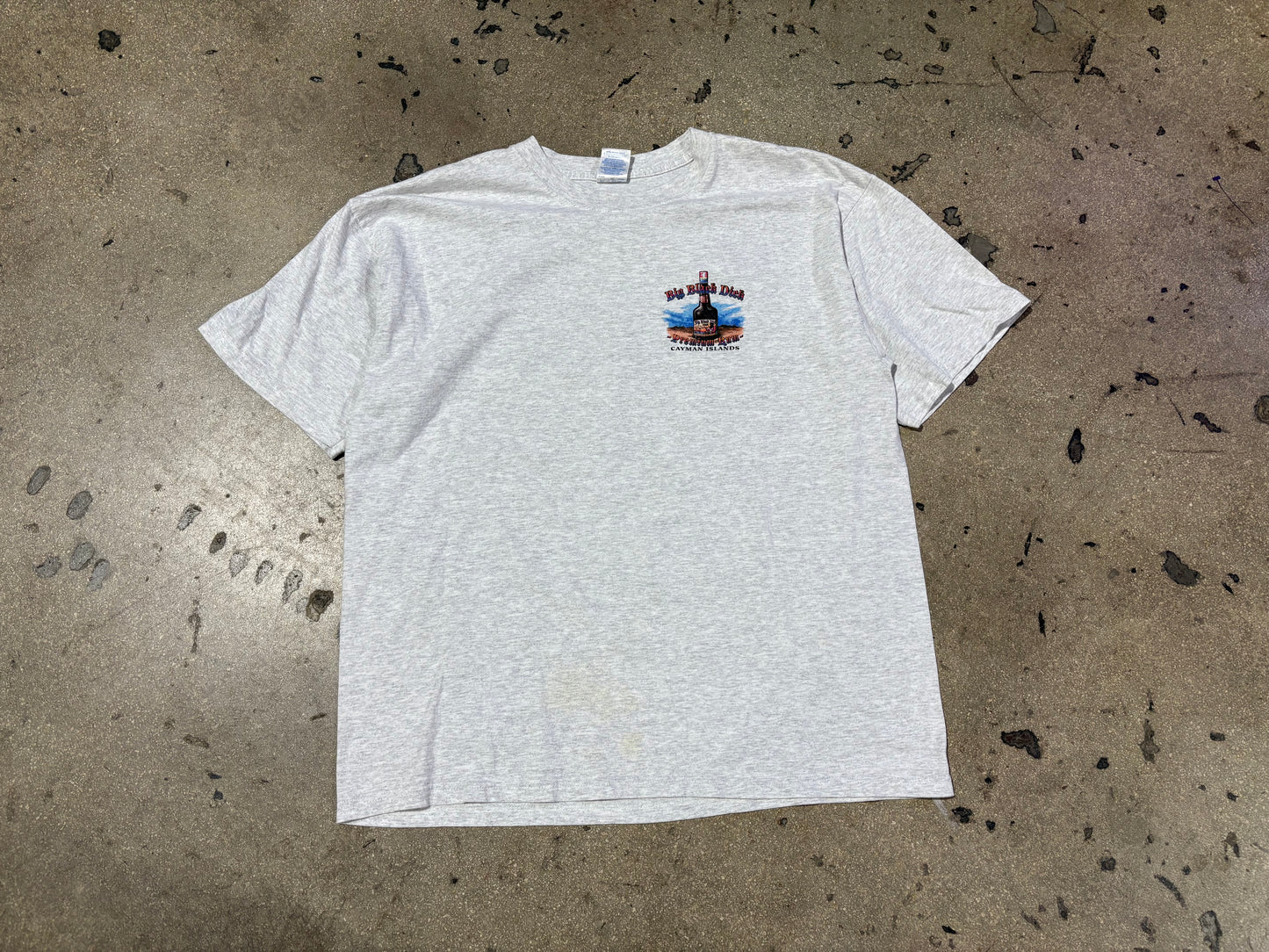 Big Black Dicks Rum Tee - Grey Size XL
