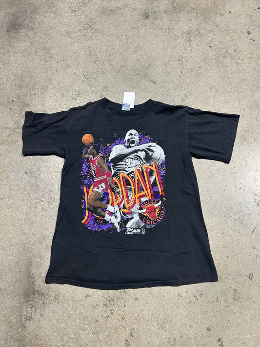 Micheal Jordan Dunking Tee - Black Size Large
