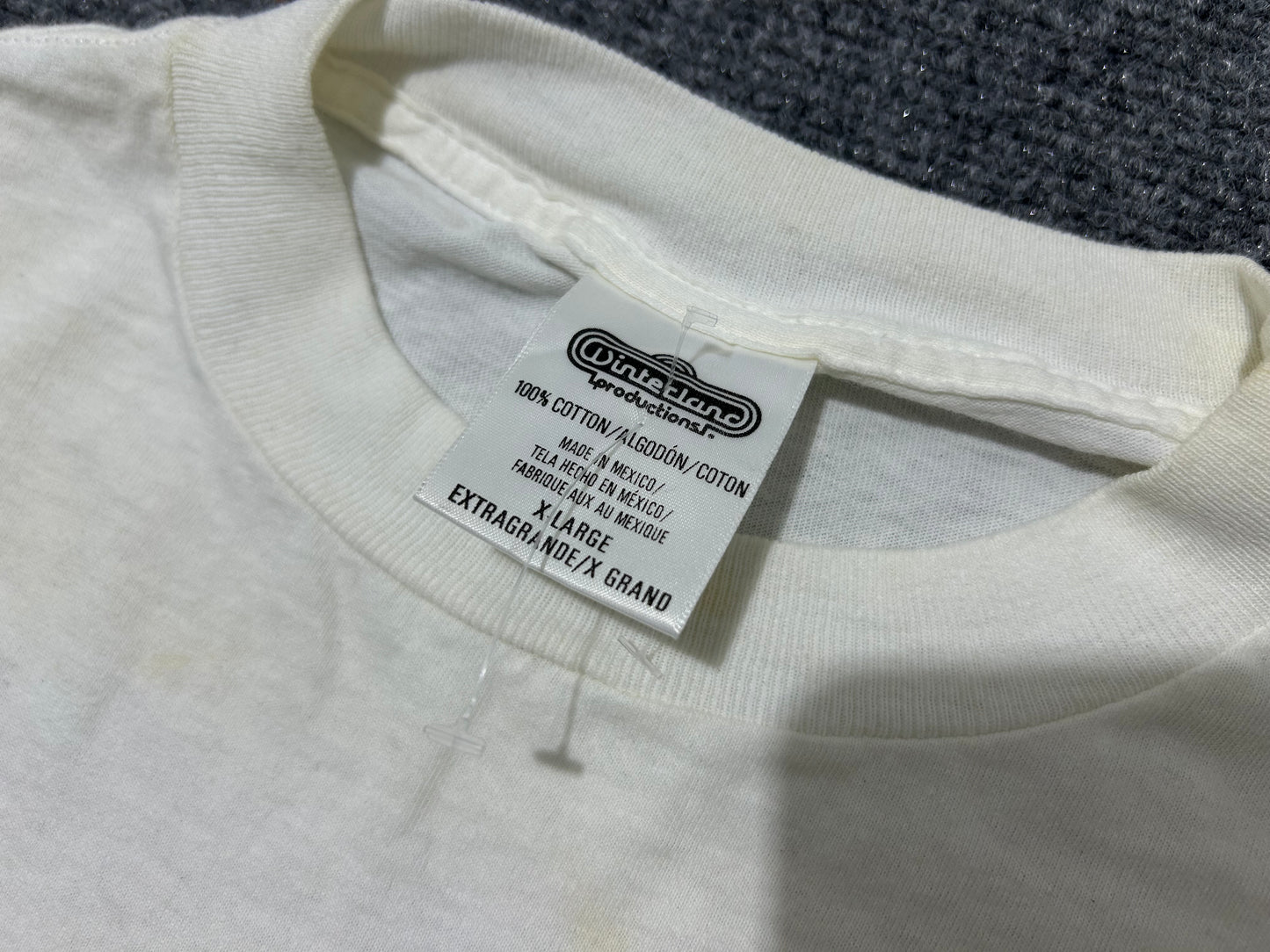 1996 Rod Stewart In The Round Tour Tee - White Size XL