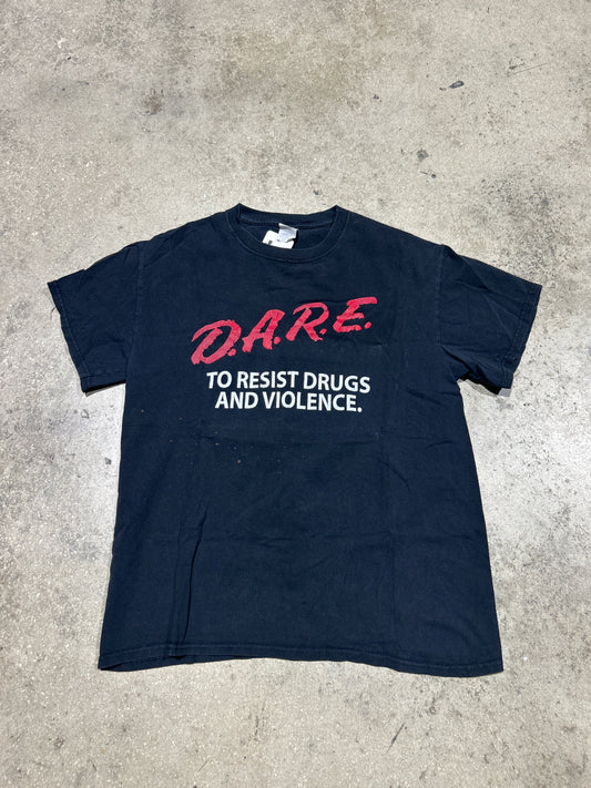 DARE Tee - Black Size Medium
