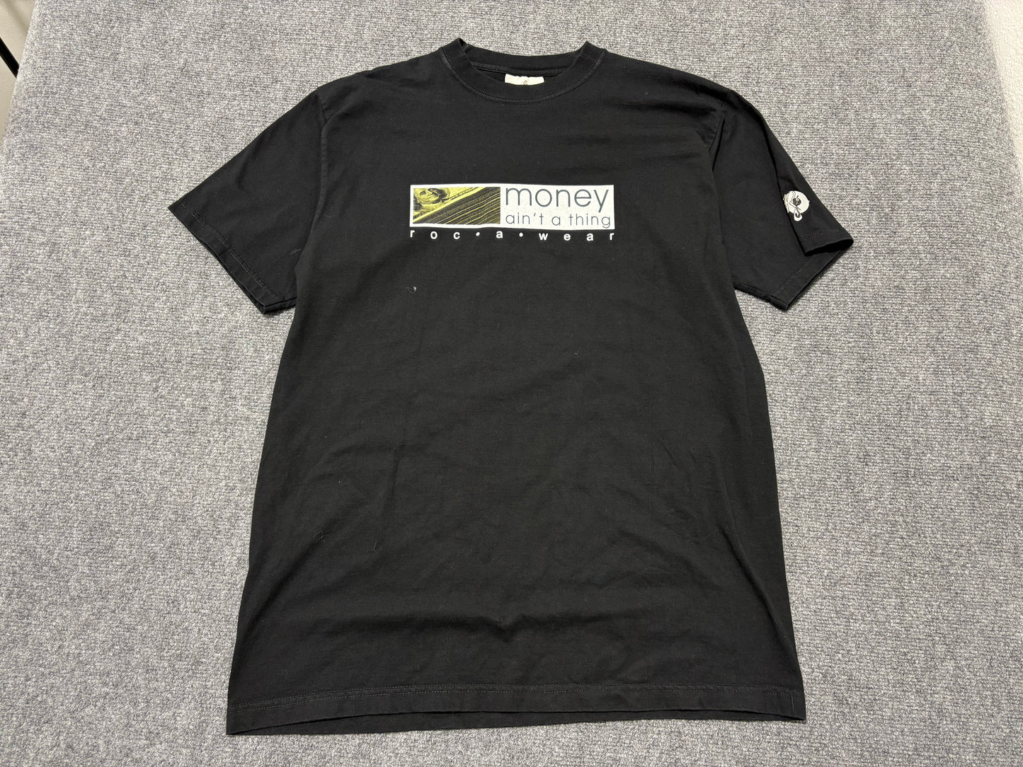 OG Rocawear Money Aint a Thing Tee - Black Size XL
