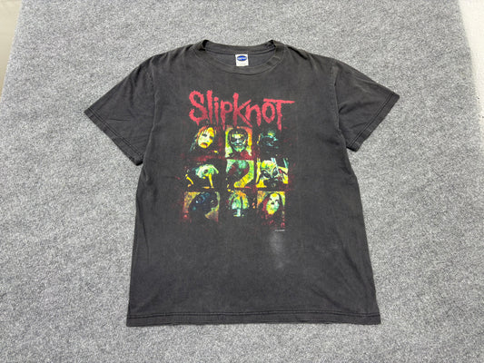 2001 Slipknot Portraits Tee - Black Size Large