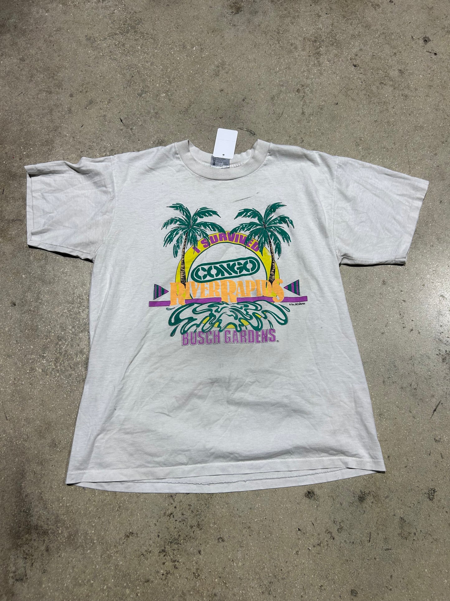Busch Garden Congo Tee - White Size XL