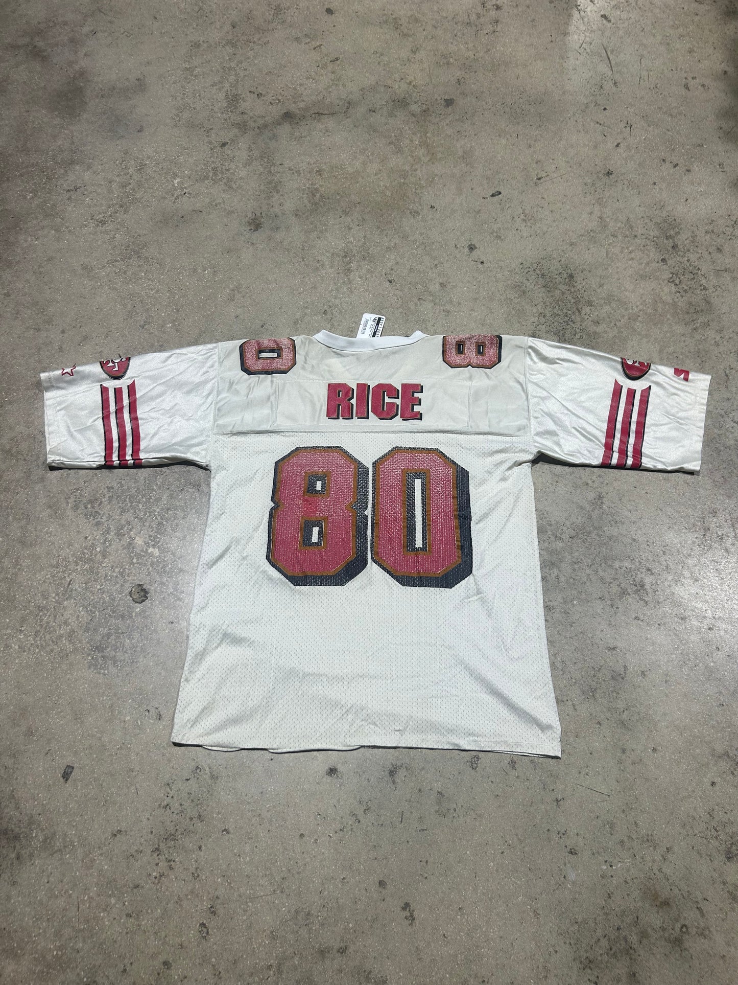 Starter San Francisco 49ers Rice #80 Jersey - White Size Large