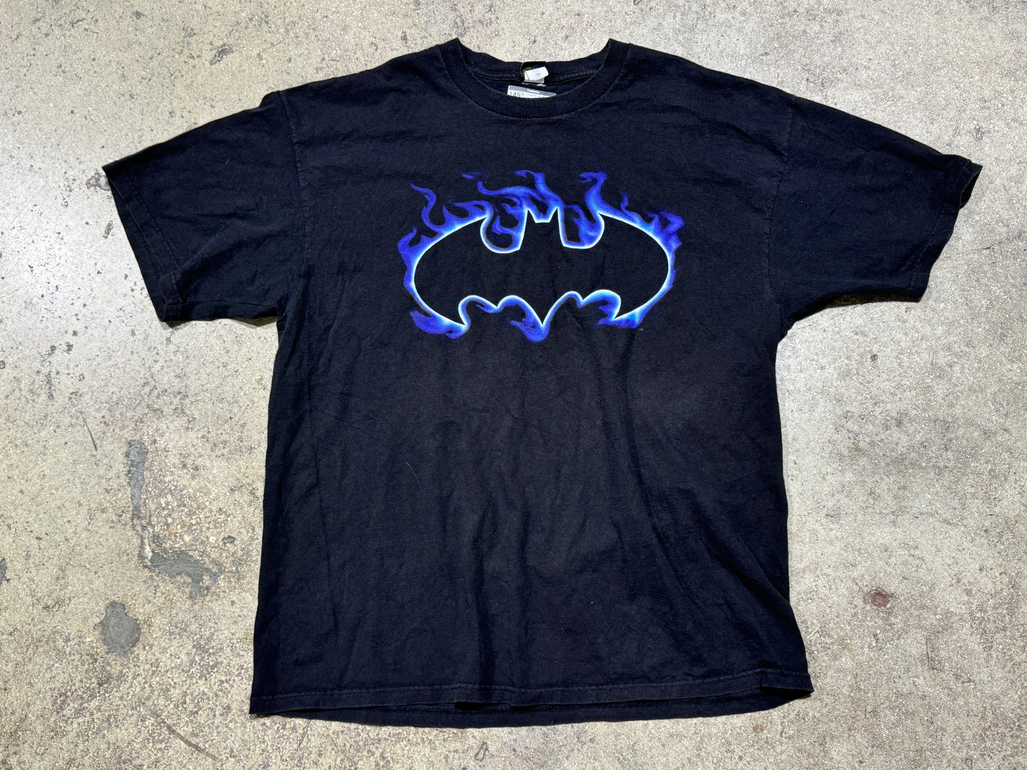 Smokey Batman Bat Symbol Tee - Black Size XL