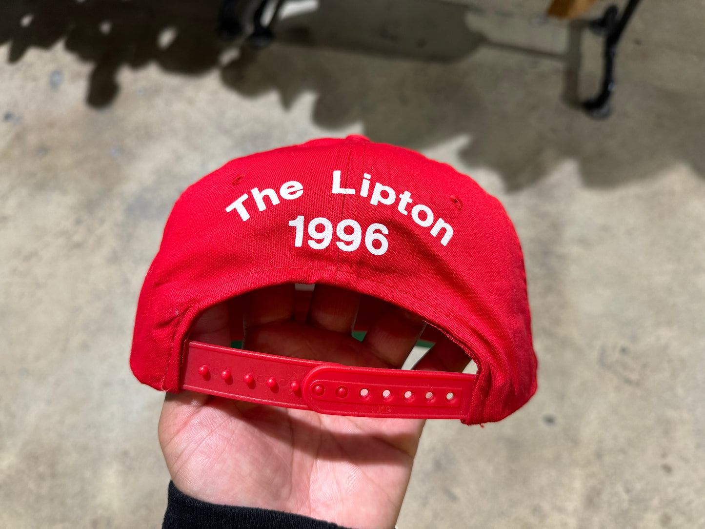 1996 The Lipton Snapback - Red