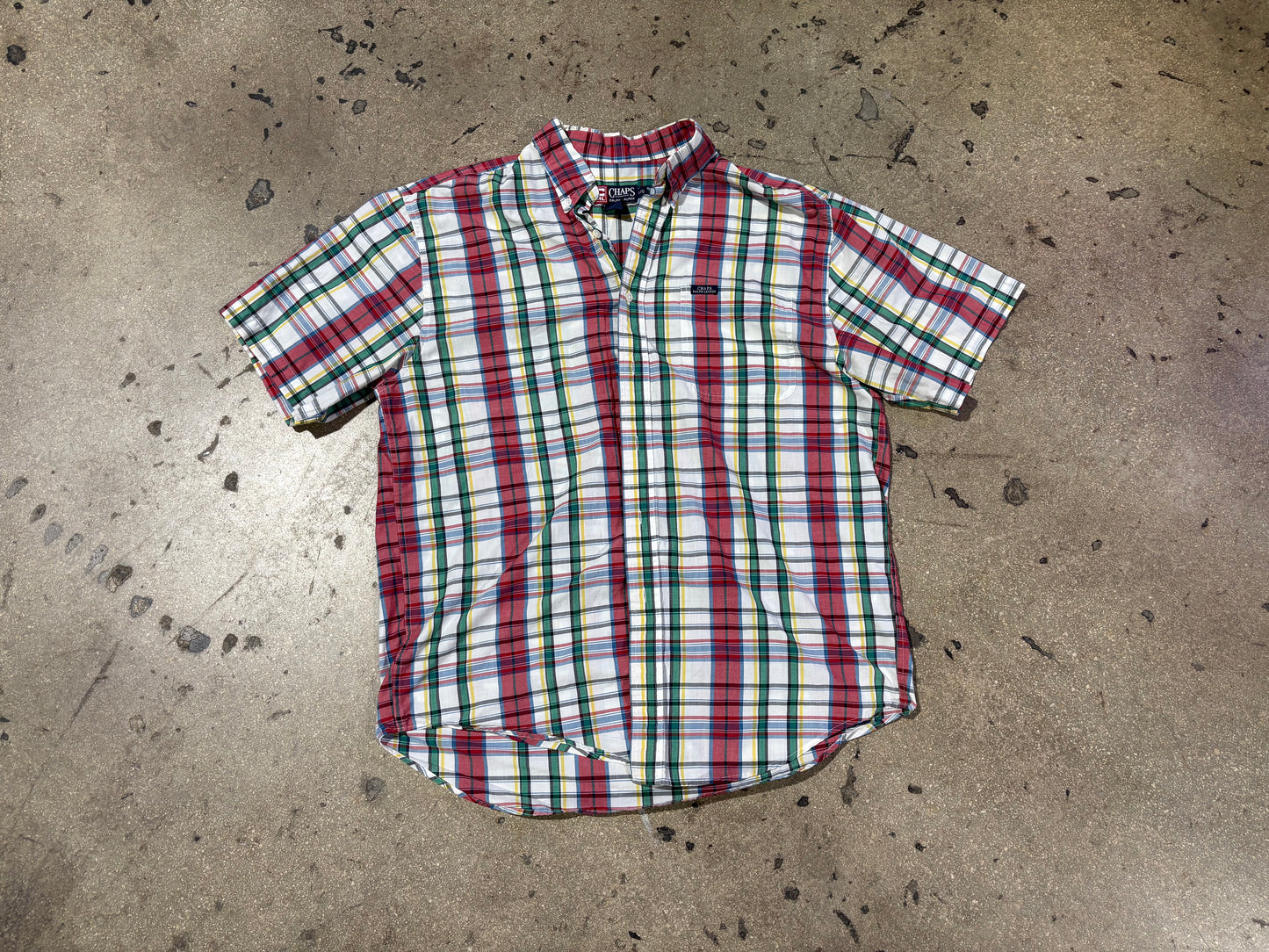 Chaps Ralph Lauren Plaid Button Up Shirt - Multicolor Size Large