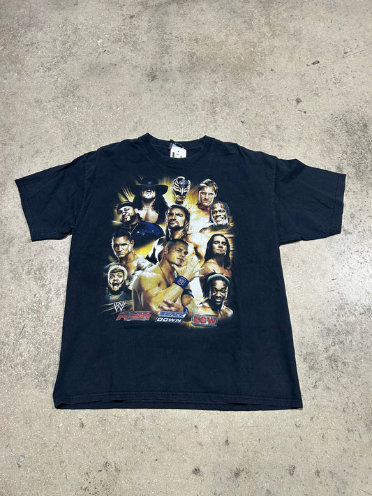 Smack Down Vs. Raw Superstar Tee - Black Size XL